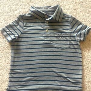 Vineyard Vines striped jersey boys polo